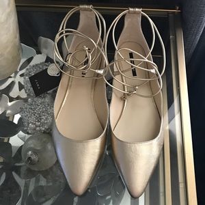 Zara basic ballet flats 10